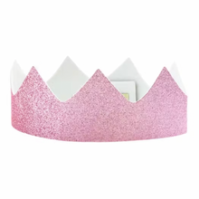Cargar imagen en el visor de la galería, Copia de Corona de princesa con purpurina - Rosa
