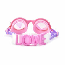 Cargar imagen en el visor de la galería, Gafas de Natación LOVE rosas - Groove Is In The Heart Pink
