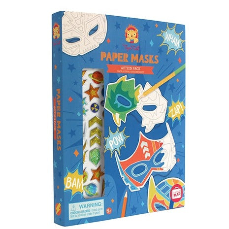 Máscaras de papel DIY