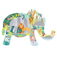 Cargar imagen en el visor de la galería, Puzzle Jungle Elefante - 40 piezas
