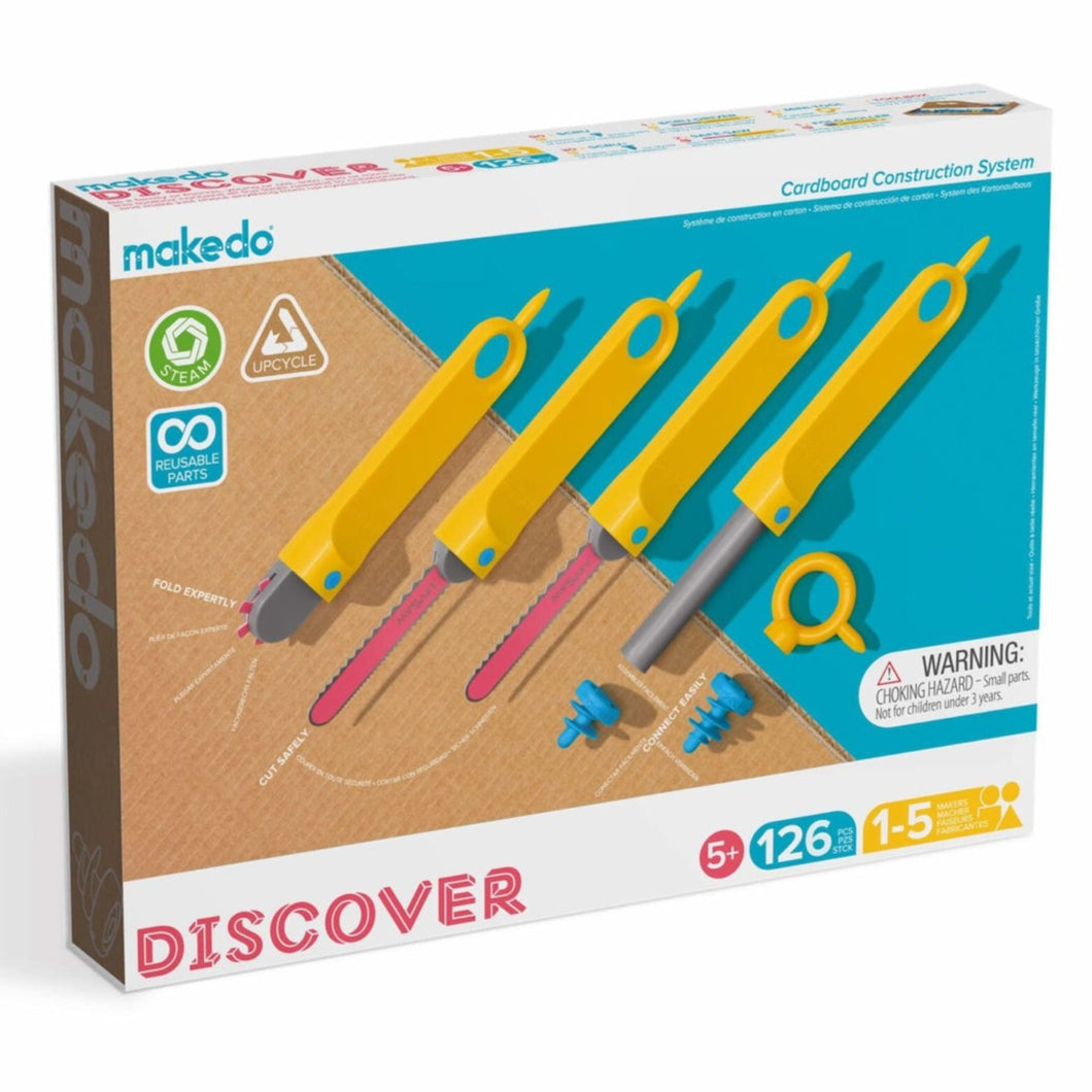 Makedo Kit DISCOVER - 126 piezas