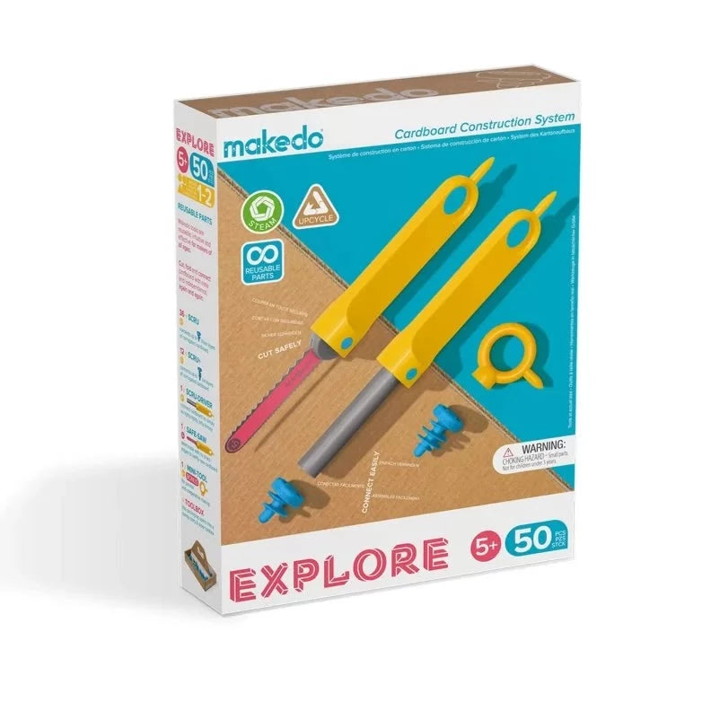 Makedo Kit EXPLORE - 50 piezas