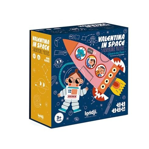 Puzzle Valentina en el espacio